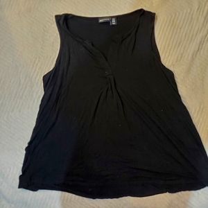 Black tank top